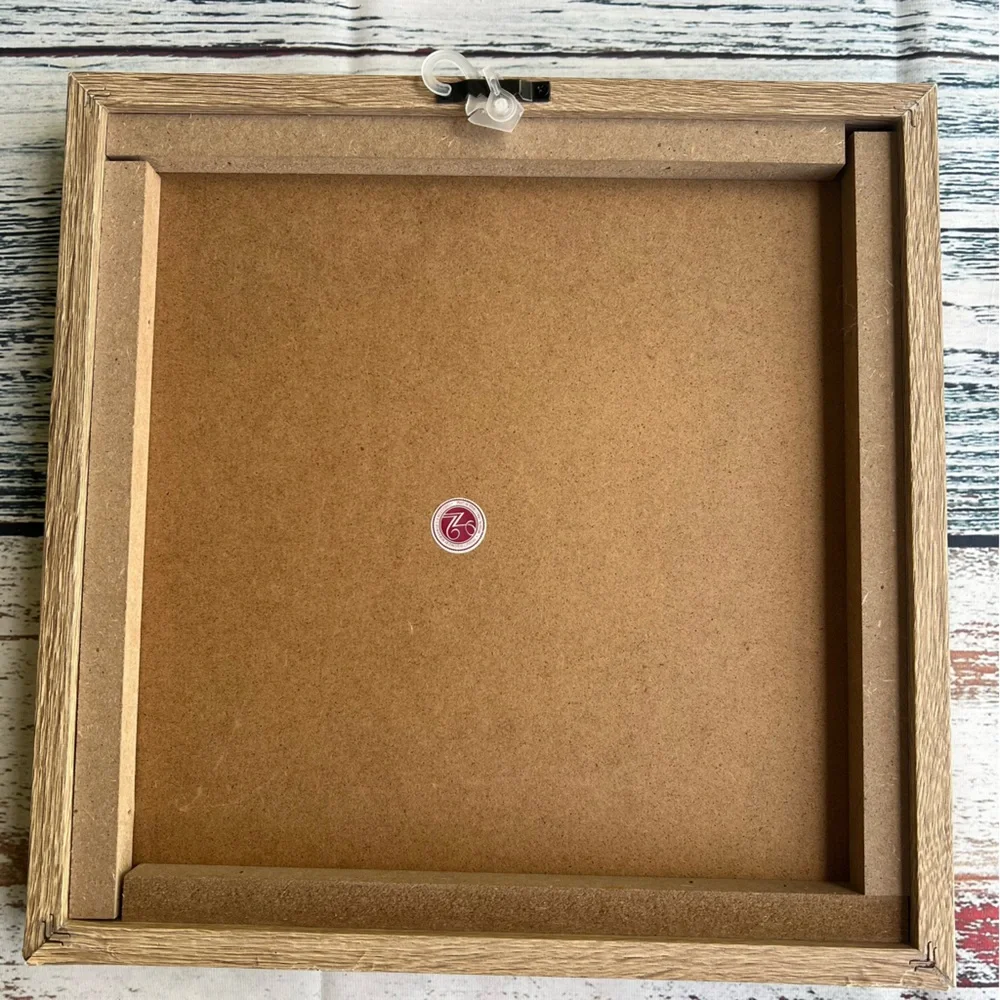 Black Letter Board with Wooden Frame 12in x 12in